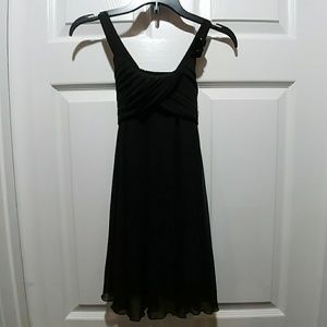 Jenny & Me Sheer Little Black Dress